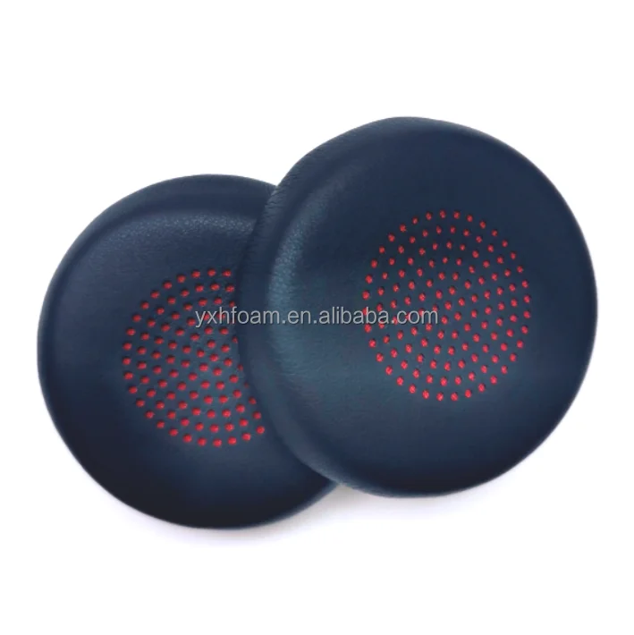 

Free Shipping Replacement Ear Pads Protein Leather and Memory Foam Earpads for 56mm Customized Headphones (Black)