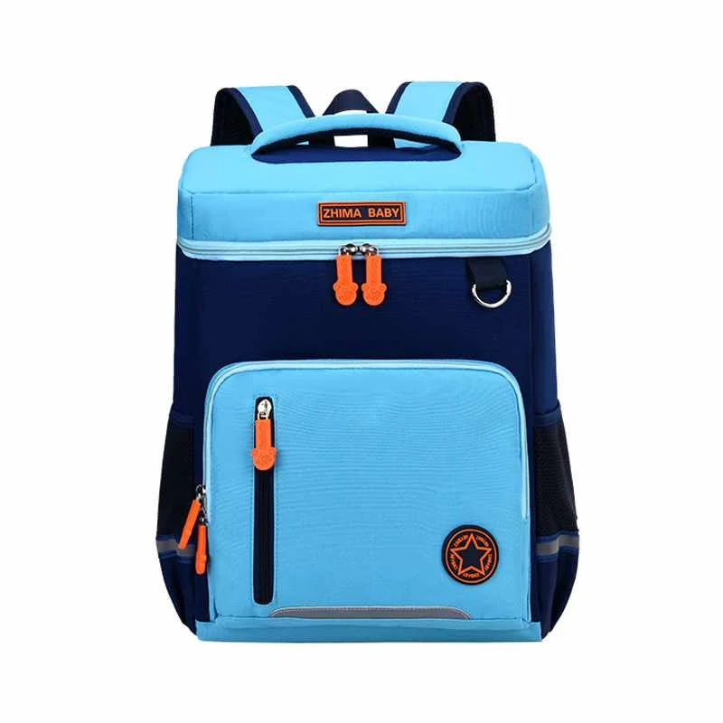 

High Quality New Design Kindergarten Kids Children Boys Sac a dos Solid Color Cute School Bags Girls Primary School Backpacks, Blue,red,pink,or customized