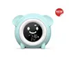 Night Light Color Changing Cut Dog Kids Alarm Wall Clock For Bedroom