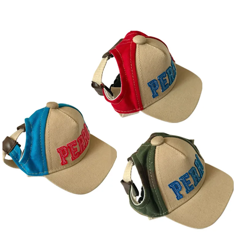 

Wholesale Pet products Amazon top seller Pet hat Sunshade Duck tongue hat dog Baseball cap Apparel accessories Supplies Pet hat, Customized color