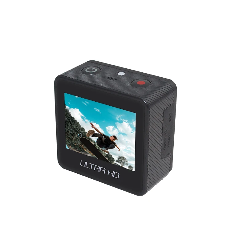 

4K Sport Camera Action Camera Mini Size Action Cam Waterproof Support WIFI APP EIS Gyro 4K Action Cam 2inch Display