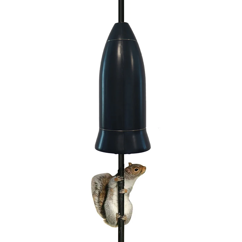 

Squirrel Baffle Protects Hanging Bird Feeders Upgraded Version Wraparound Hummingbird Feeders Anti-Slip Squirrel Baffle for Yard