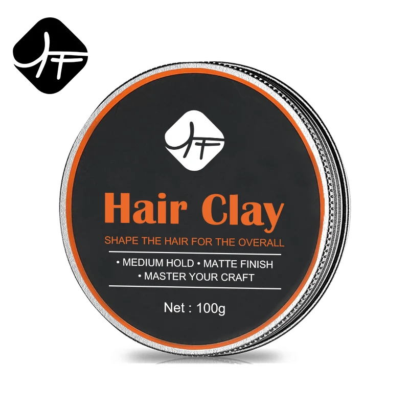 

Hair Products Custom Private Label and Wholesale Edge Control Vegan Organic Men's Grooming Kaolin Matte Wax Hair Clay