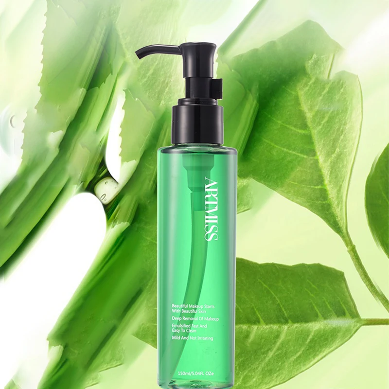 

Green Tea Facial Cleansing Oil Makeup Remover Herbal Cleansing oil For Deep Cleansing Nourishes and hydrates