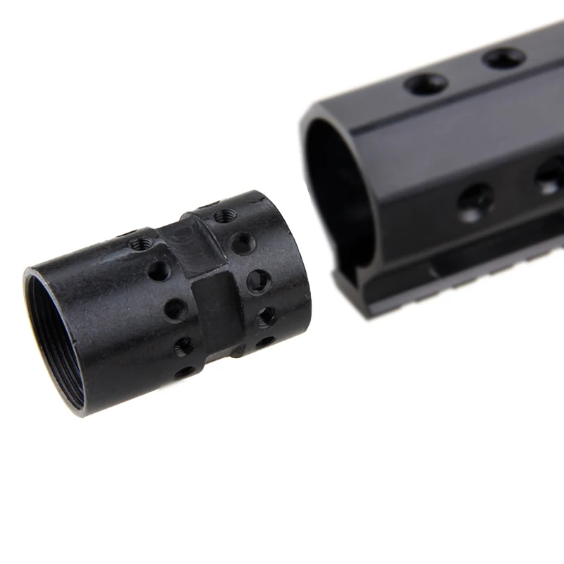 

Tactical Steel Barrel Nut for Hunting Free Float Keymod Handguard fits .223 5.56 Rifle Accessory, Black