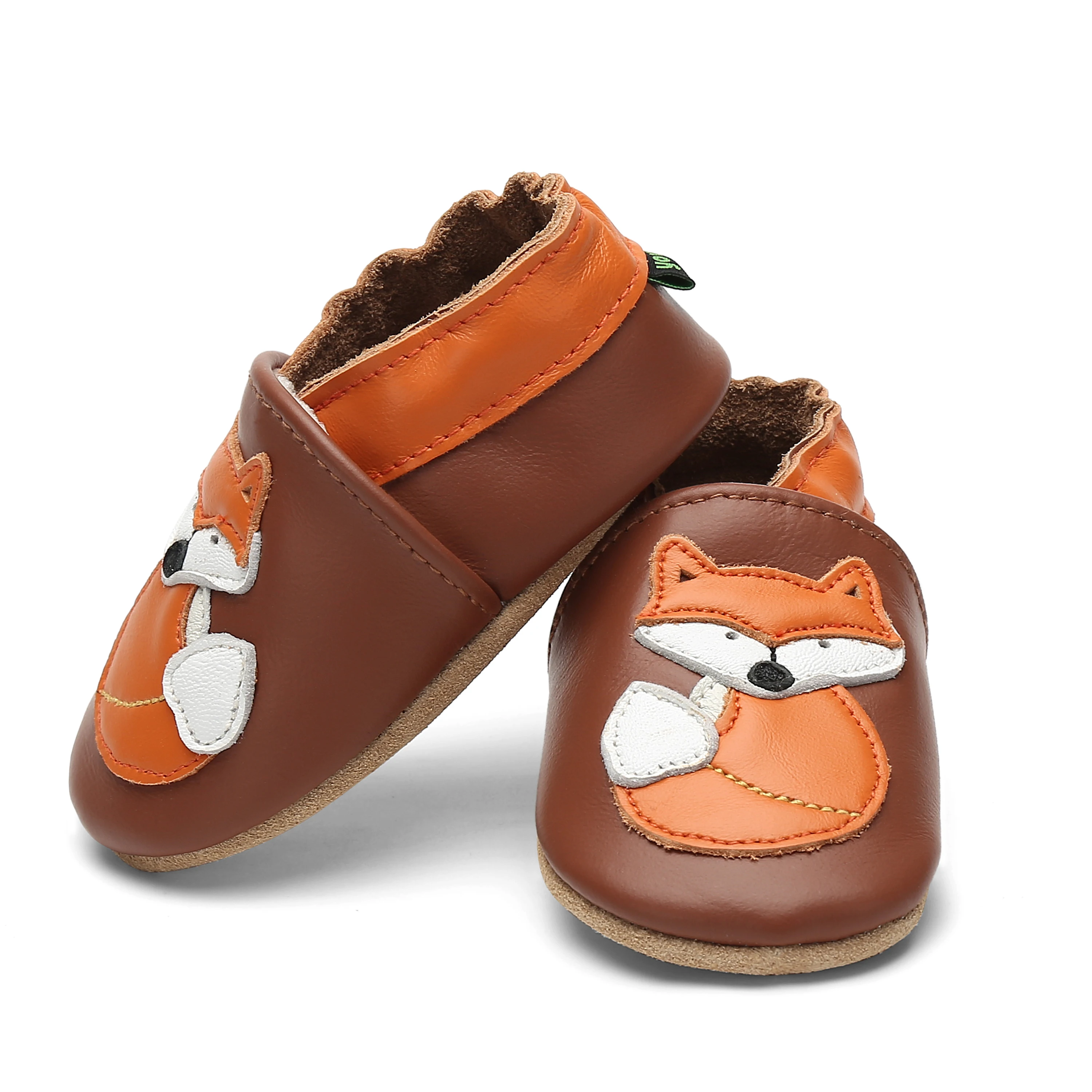 

Genuine Leather New Baby Casual Shoes Girls Boys Toddler Sports Shoes, Brown