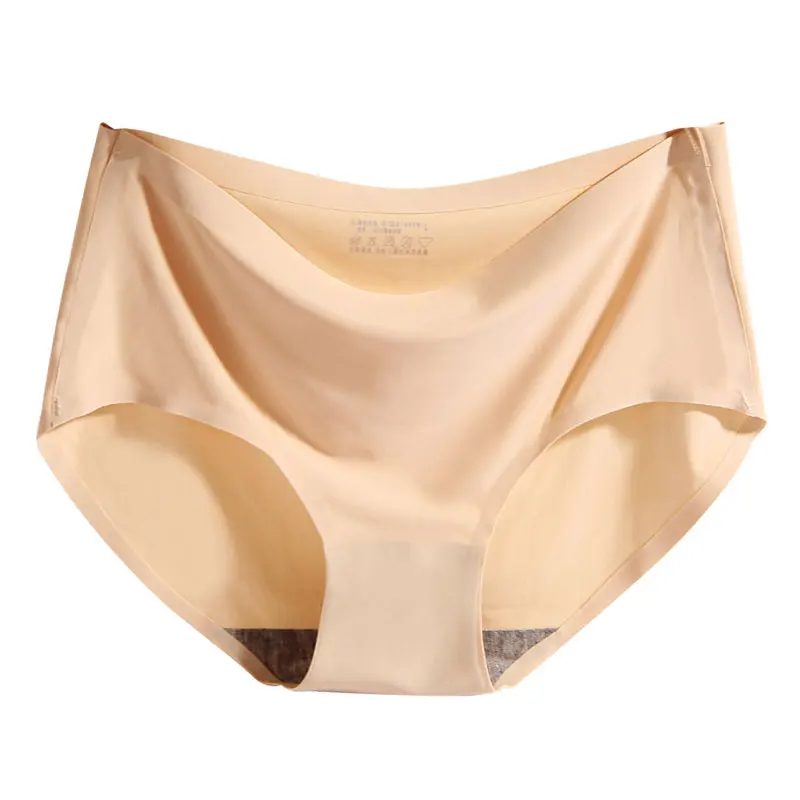 

Wholesale one-piece satin knickers invisible panties mutandine senza cuciture sans couture culotte femme