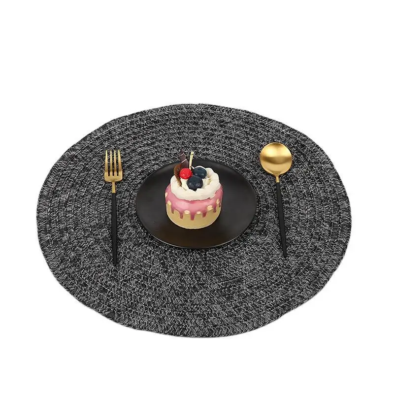 

PVC coasters plastic cup coaster textile dining table mat kitchen mat, Optional