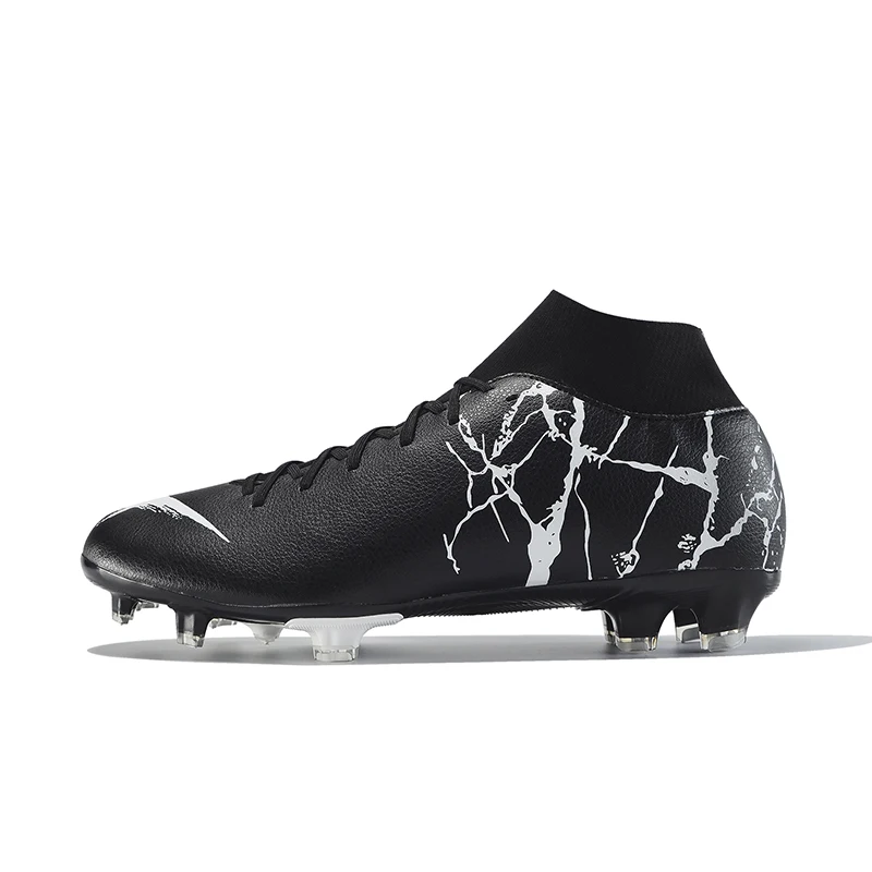 

2020 Hot Sale Men Outdoor FG Cleats Leather Football Boots Soccer Shoes