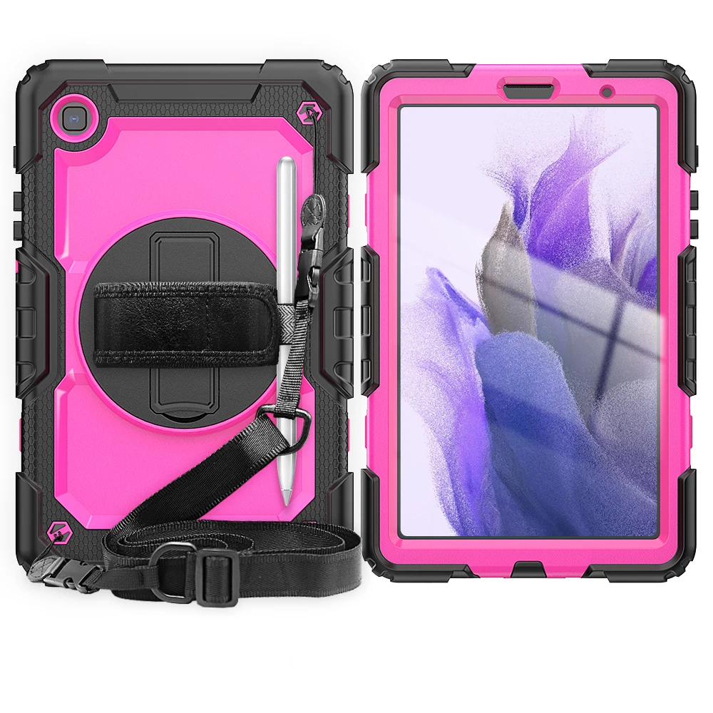

Tablet Protective Case for Samsung Tab A7 Lite 8.7 inch 2021 T220 T225 Kickstand Shockproof Heavy Duty Rugged with Pencil Holder