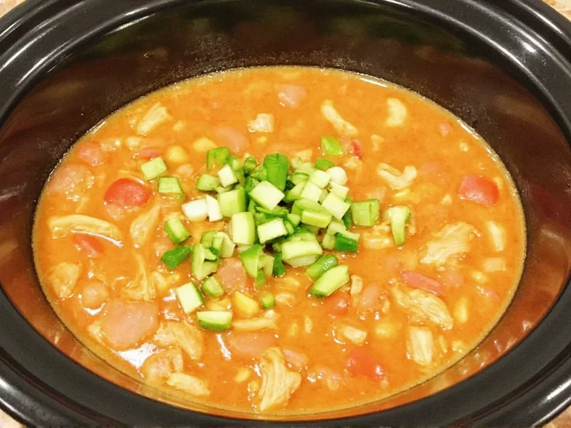 Slow Cooker Chicken Tortilla Soup Recipe