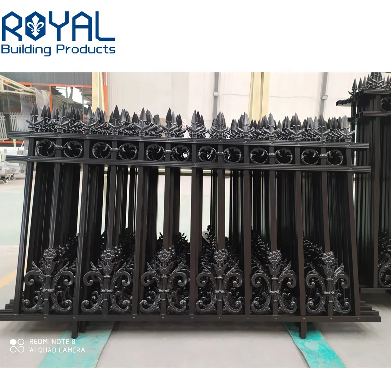 Decorative Modern Cast Aluminum Fence Suppliers Garden Metal Cast Parts
