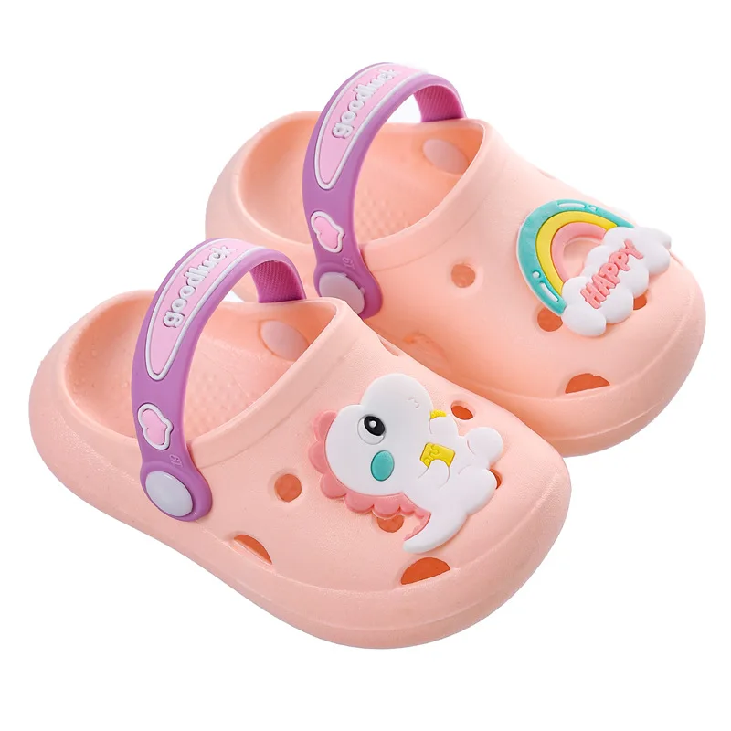 

Summer Children's Slippers Cute Non Slip Slippers Infant Hole Shoes