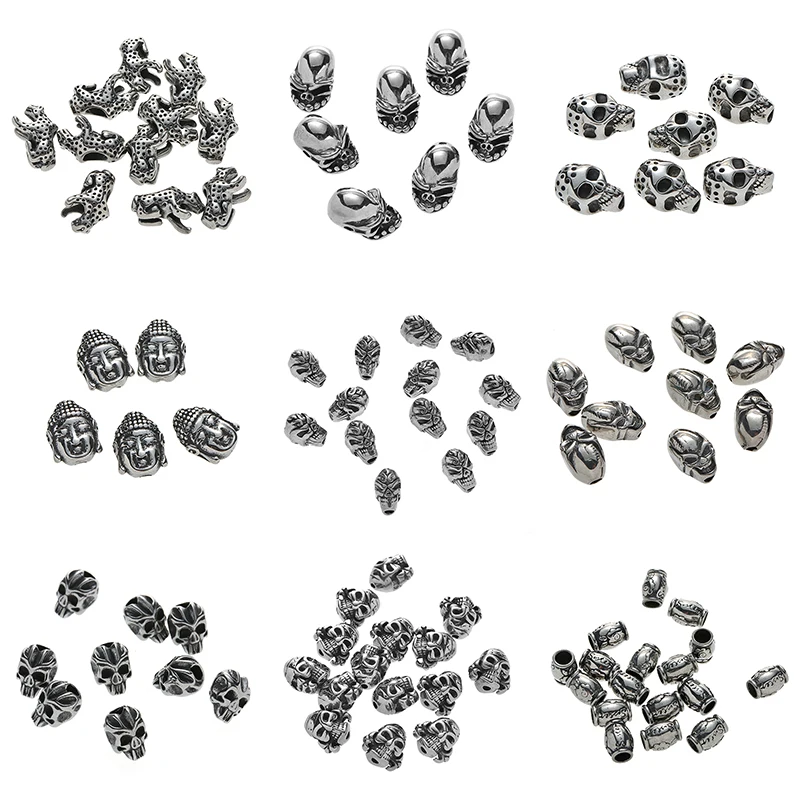 

Spacer Beads stainless steel Tube Metal Spacers for Bracelet Necklace Jewelry Making Accessories, Custom