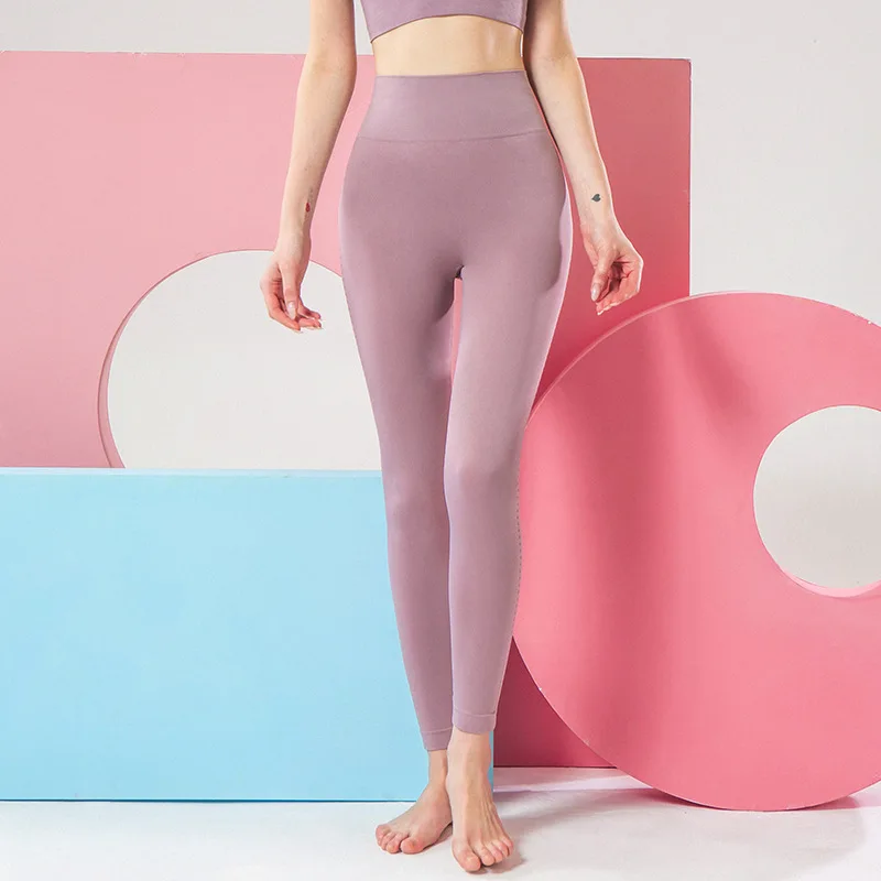 

OEM Factory price wholesale custom logo fitness seamless gym pants women yoga leggings, Just like the pics