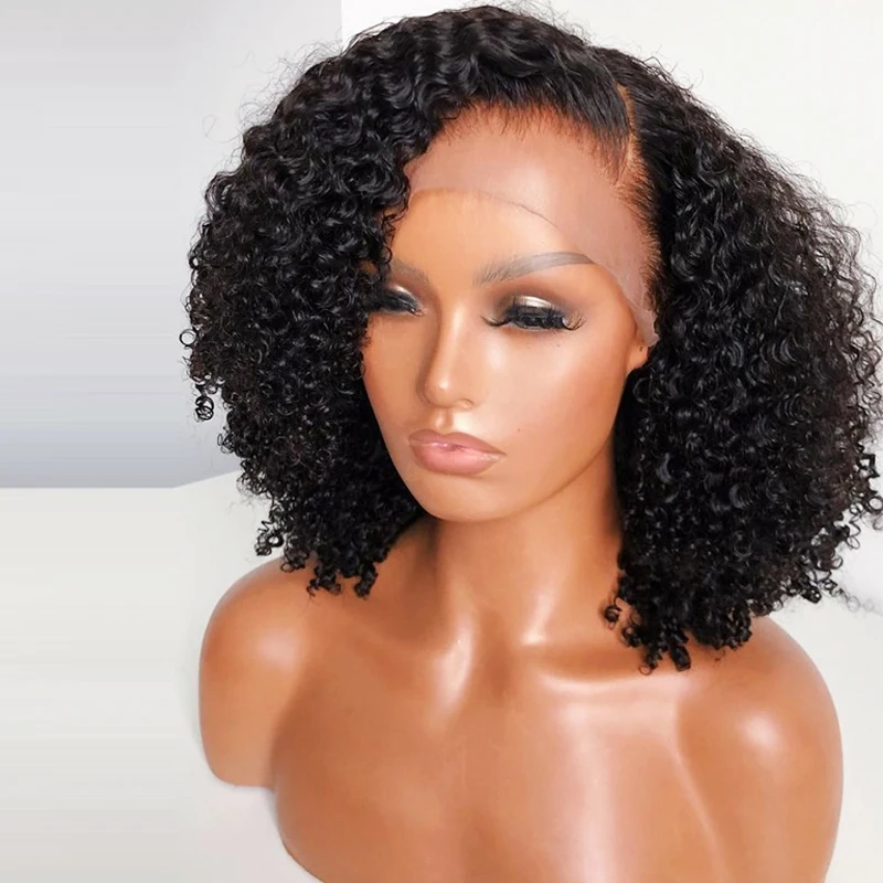 

Wholesale 150%Density Full Lace Wig Curly 100% Human Hair Pre Plucked Brazilian Hair Wigs For Black Women