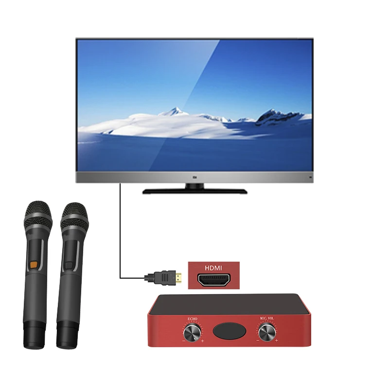 

Factory newly designed Android full HD karaoke TV set-top box, Black,red,white,