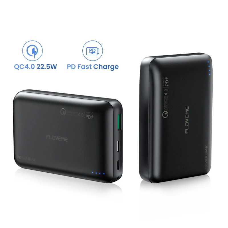 

Free Shipping 1 Sample OK 10000mah Mobile Charger Power Bank CE FCC RoHS PD Fast Portable Travel Power Banks