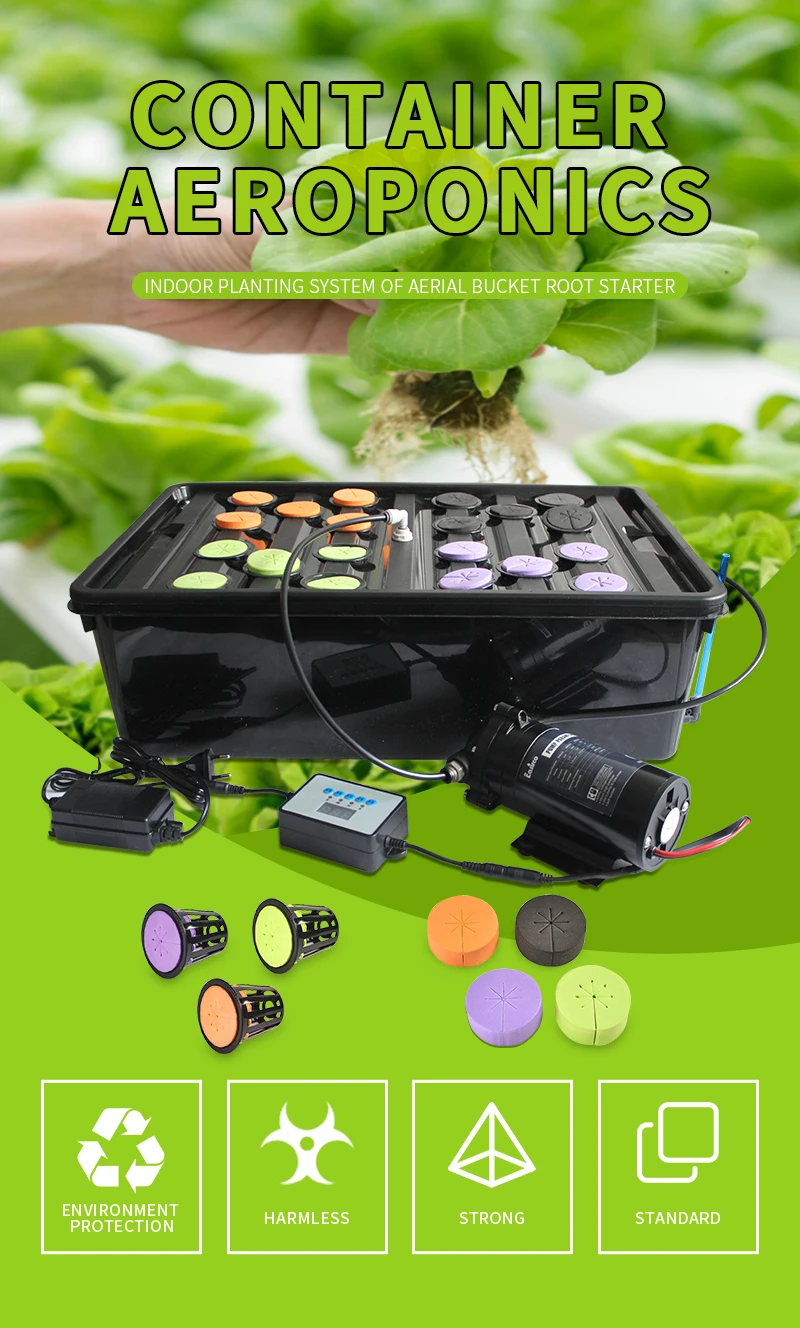 Container Hydroponics Clone Bucket Aeroponics Mist System Hydroponic