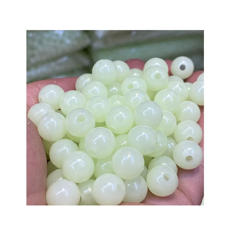 

Hot sale -16mm plastic lure luminous fishing beads 1 piece/1kg