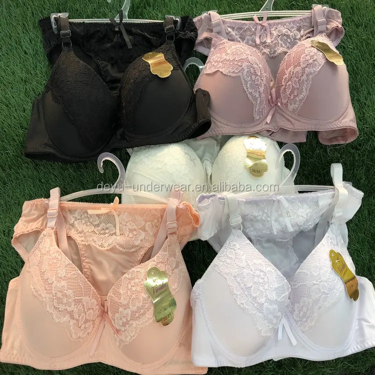 

1.5 Dollars WXTZ009 Stock Big Cup Embroidery Style Of sexy bra and panties, bra and panty sets, sexy bra penty photo