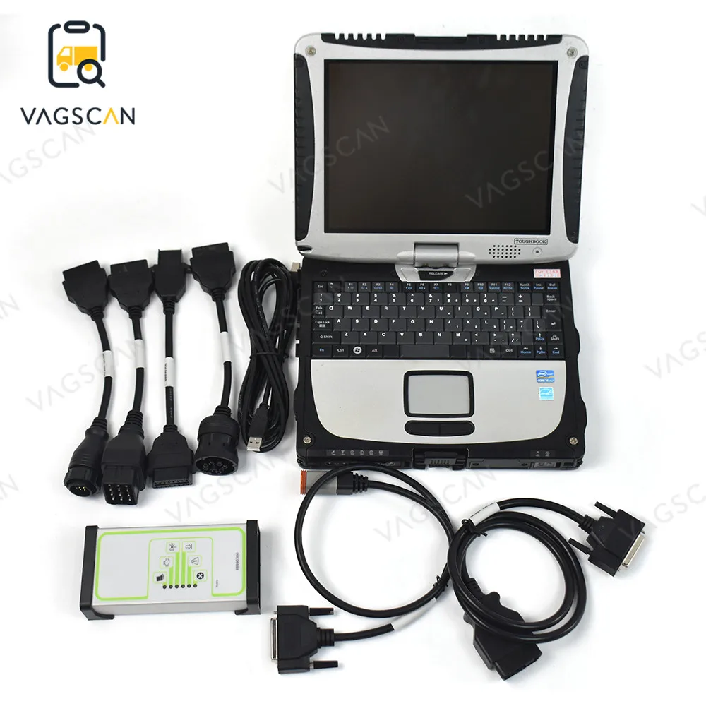 

CF-19 CF 19 Laptop auto scanner tool for vocom 88890300 xtruck Y1 truck diagnostic with ptt2.7 software