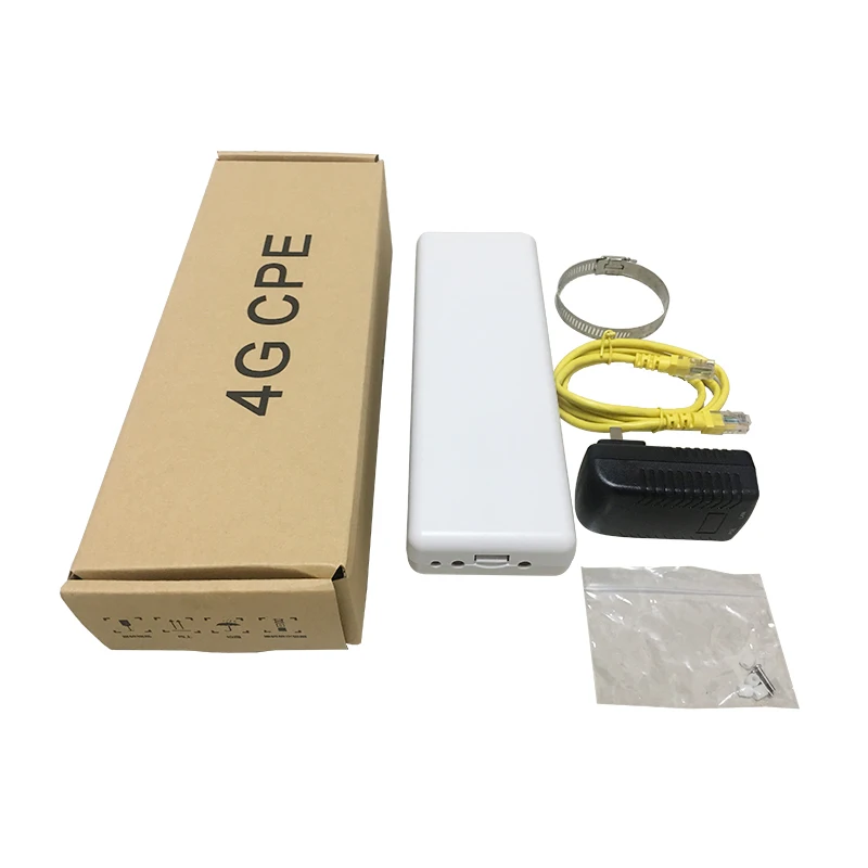 

300mbps long range 24g wifi access point 3g 4g poe openwrt outdoor cpe, White