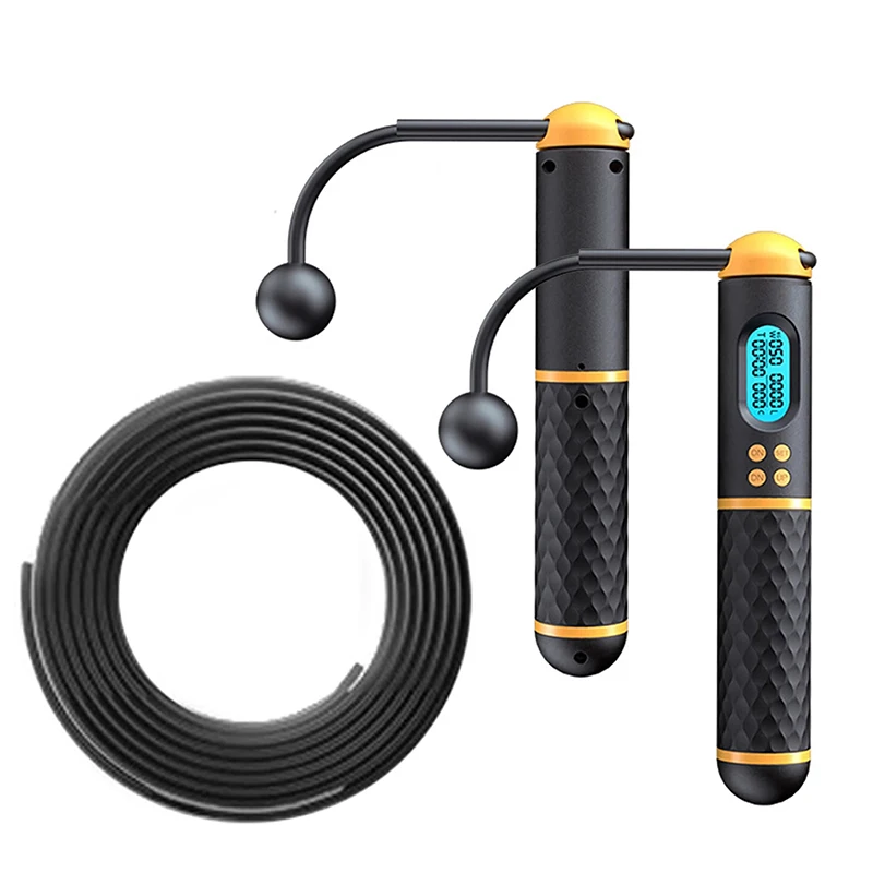 

Custom High Quality Wireless Skipping Rope Digital Ropeless Skipping Rope Adjustable Cordless Jumping Rope For Adult Children, Can customized