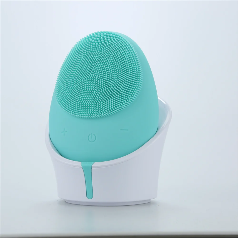 

Ipx7 Rechargeable Massage Silicone Face Soft Waterproof Skin Care Facial Cleansing Brush Wireless