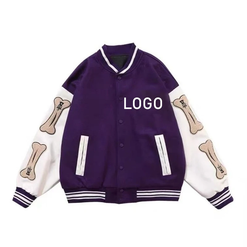 

Duffle Bomber Jacket Men Custom Varsity Jackets Starter mens varsity jacket with leather sleeves