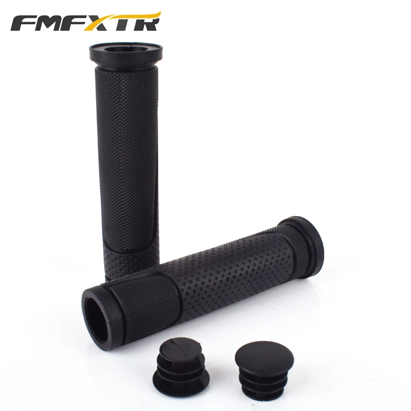 

FMFXTR 2Pcs Bicycle Handlebar Grips Non-Slip Rubber Mushroom Grips Soft Rubber Handlebar End Grips for MTB Road Mountain Bike, Black
