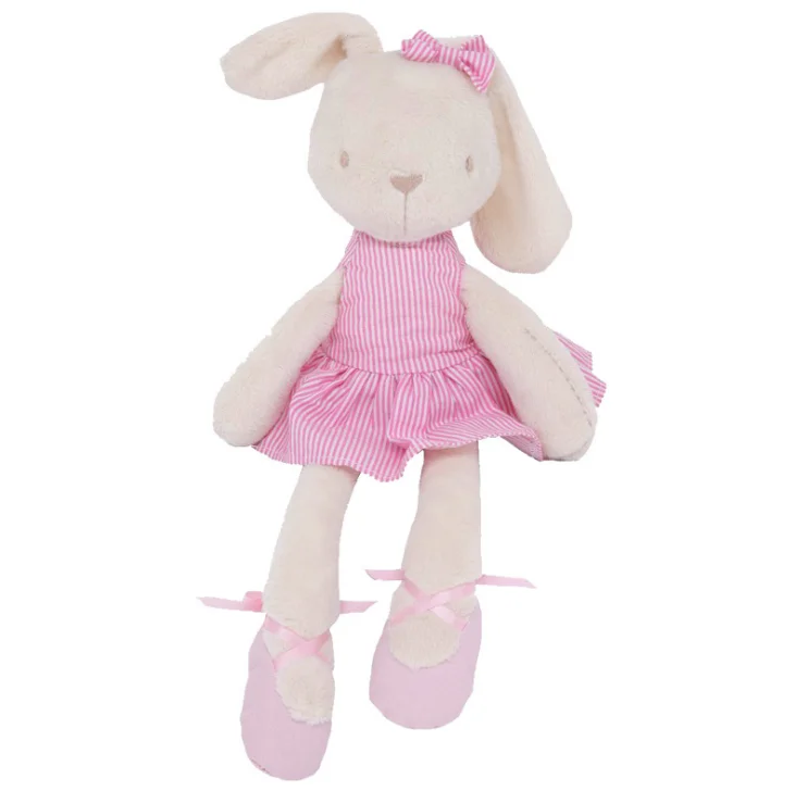 

factory wholesale bedtime plush toy stuffed animal soothing sleeping doll plush toy bunny, As picture
