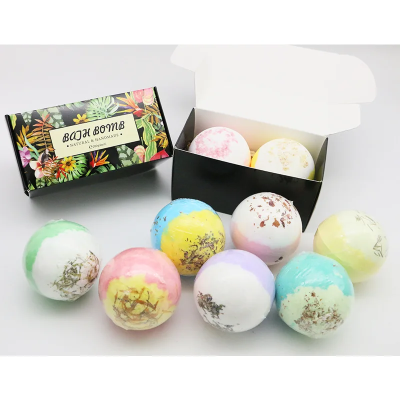 

Wholesale Price organic 4 Pcs Hot Seller Bath Bombs Set, Mixed color