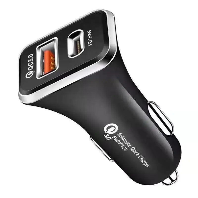 

38W USB Type c pd Car Charger fast charger car charger, Black white