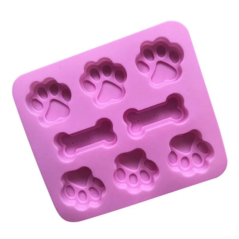 

Paw Bone Bakeware Fondant Chocolate Ice Cake Tools Baking Mould Silicone Mold