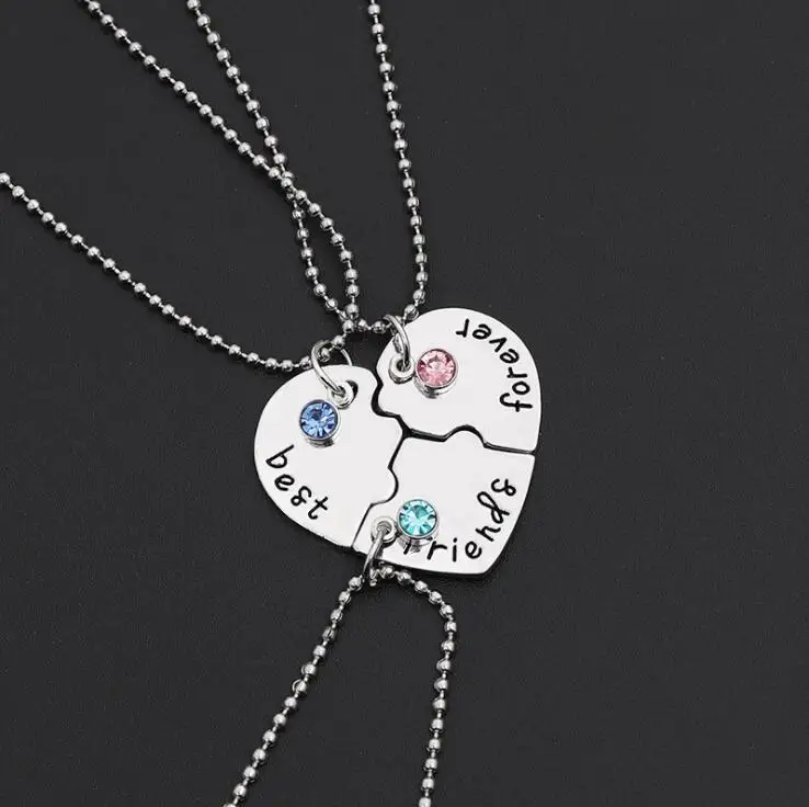 

Friendship Personalised Best Friend Forever Charm Pendant Necklace Gift BFF Jewelry