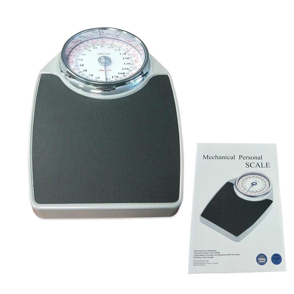 

Body Fat Bathroom Scale 180KG Smart Mechanical Rotating Dial Scale