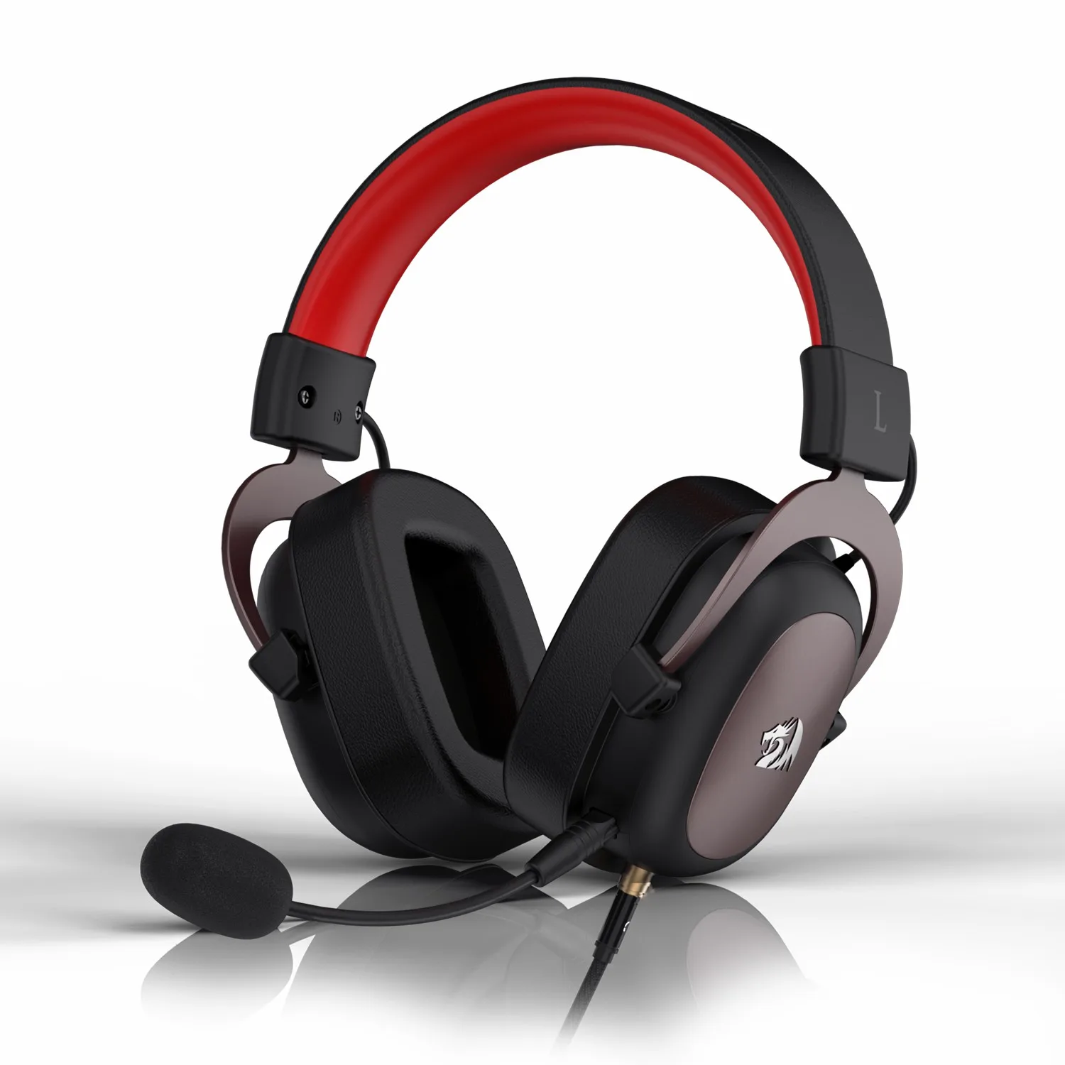 

Redragon H510 Zeus Wired Gaming Noise Canceling Headset 7.1 Surround Detachable Microphone, Black