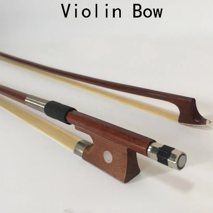 New Two 1/2 Size Violin Bow Brazil Wood High Quality Free US Shipping 2 