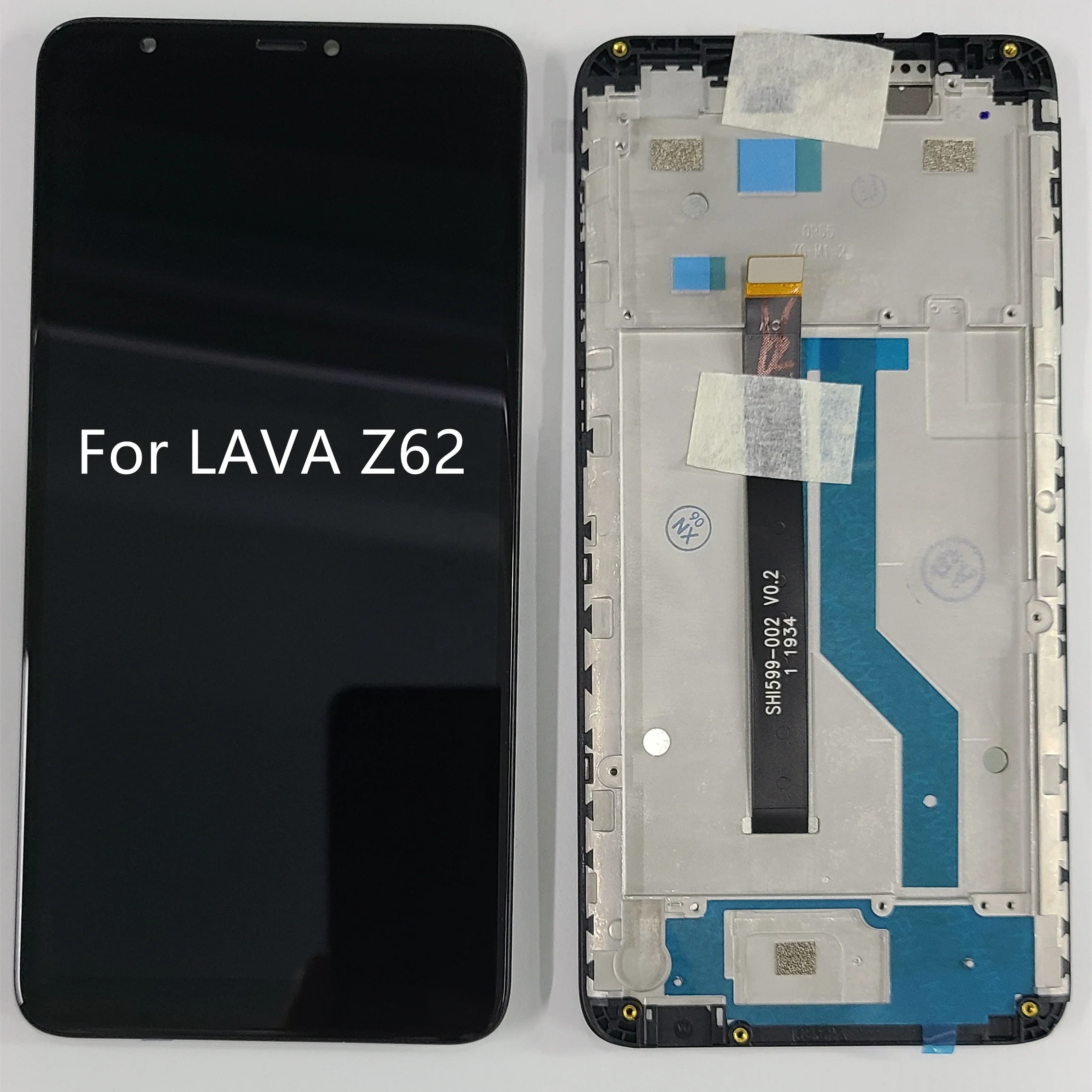 

Mobile Phone Replacement Repair Parts original Lcd folder For LAVA Z62 Lcd Digitizer Touch Screen Display with frame