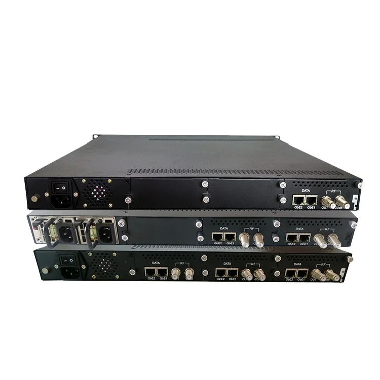 

(IPQ6250) Digital cable tv headend equipment IP to QAM Modulator with multiplexer Scrambler up to 16/32/48 qam channels