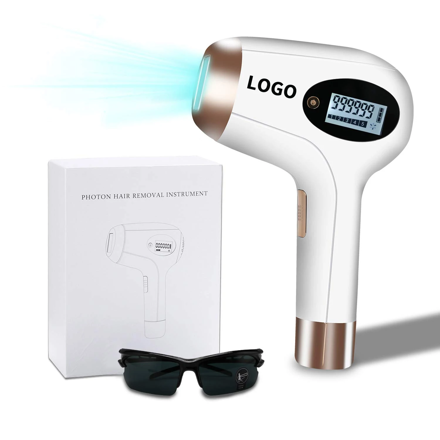 

Home Use IPL Laser Electric Painless Hair Removal Machine with LCD
