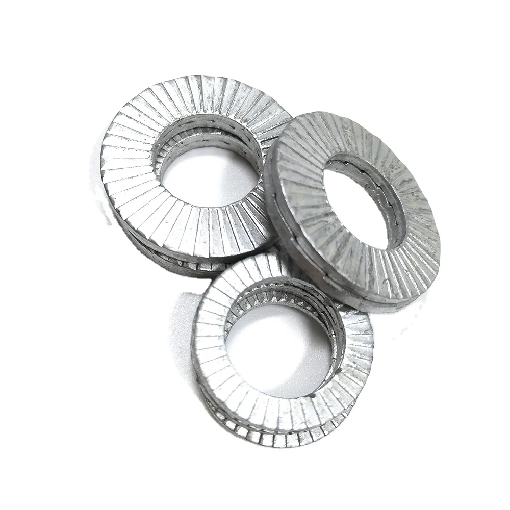 steel din9250 serrated tooth conical spring disc washer
