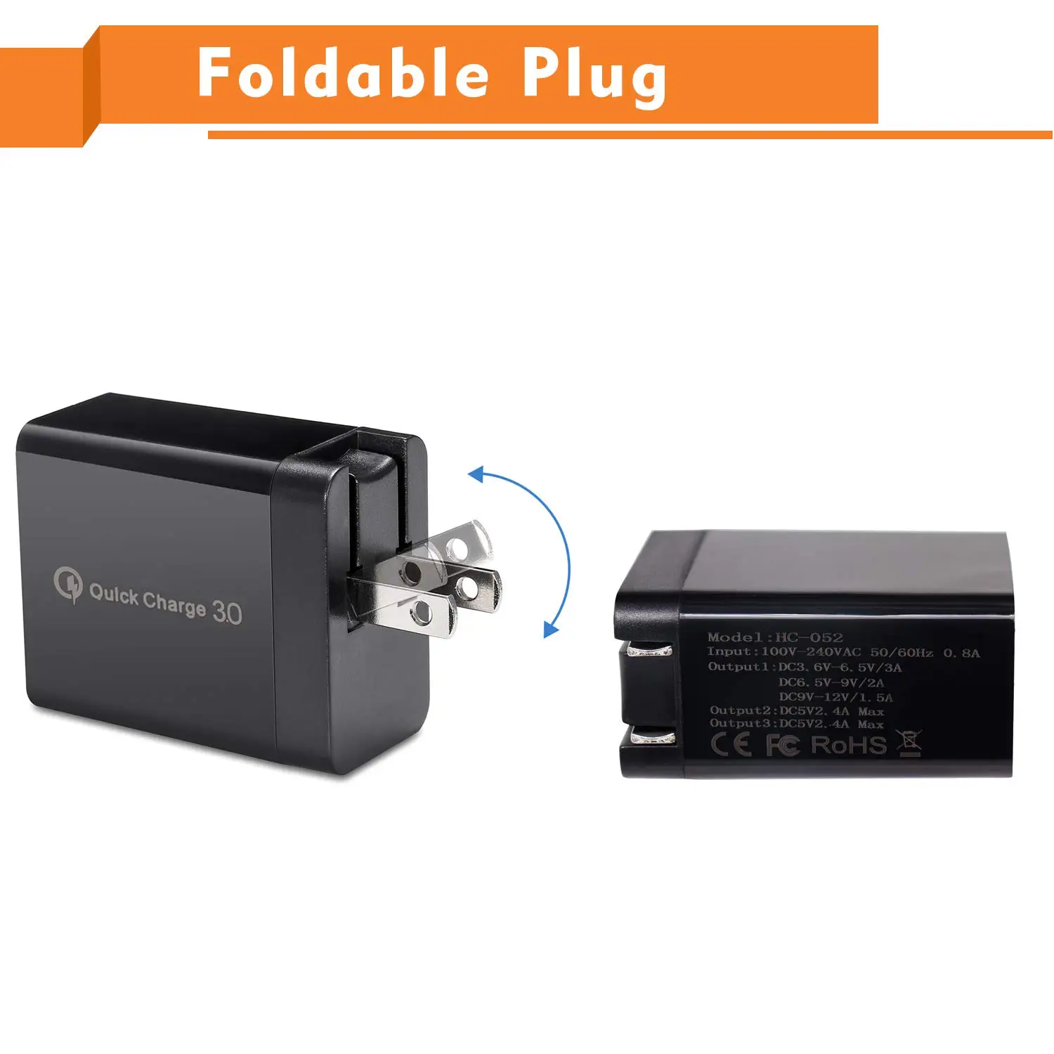 USB charger 3 ports 