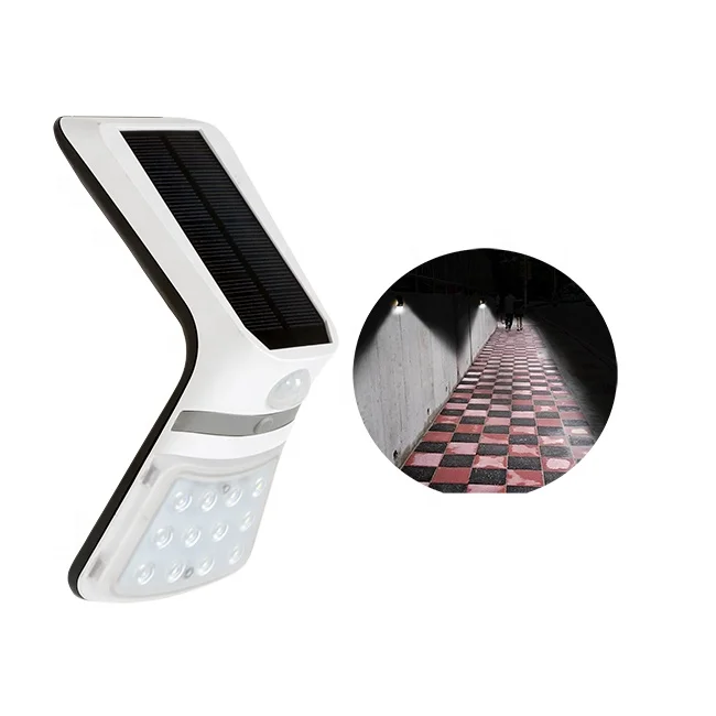 New patent design solar led wall light garden light indoor and outdoor using