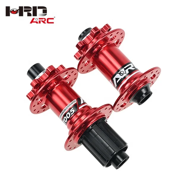 

MT-005F/R Alloy 32 Holes Fast Delivery Super Loud MTB Hubs Black / Red 100 /135 Mountain Bike Hub Cheap 4 Pawls Bicycle Hubs, Can be customized