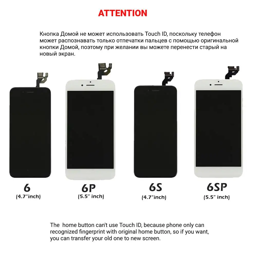 

AReplacement Parts Display Price LCD Touch Screen Digitizer Assembly For iPhone 5 5S 5C 6 6S Plus 7 8 Plus SE 2020 6G 7G 8G X