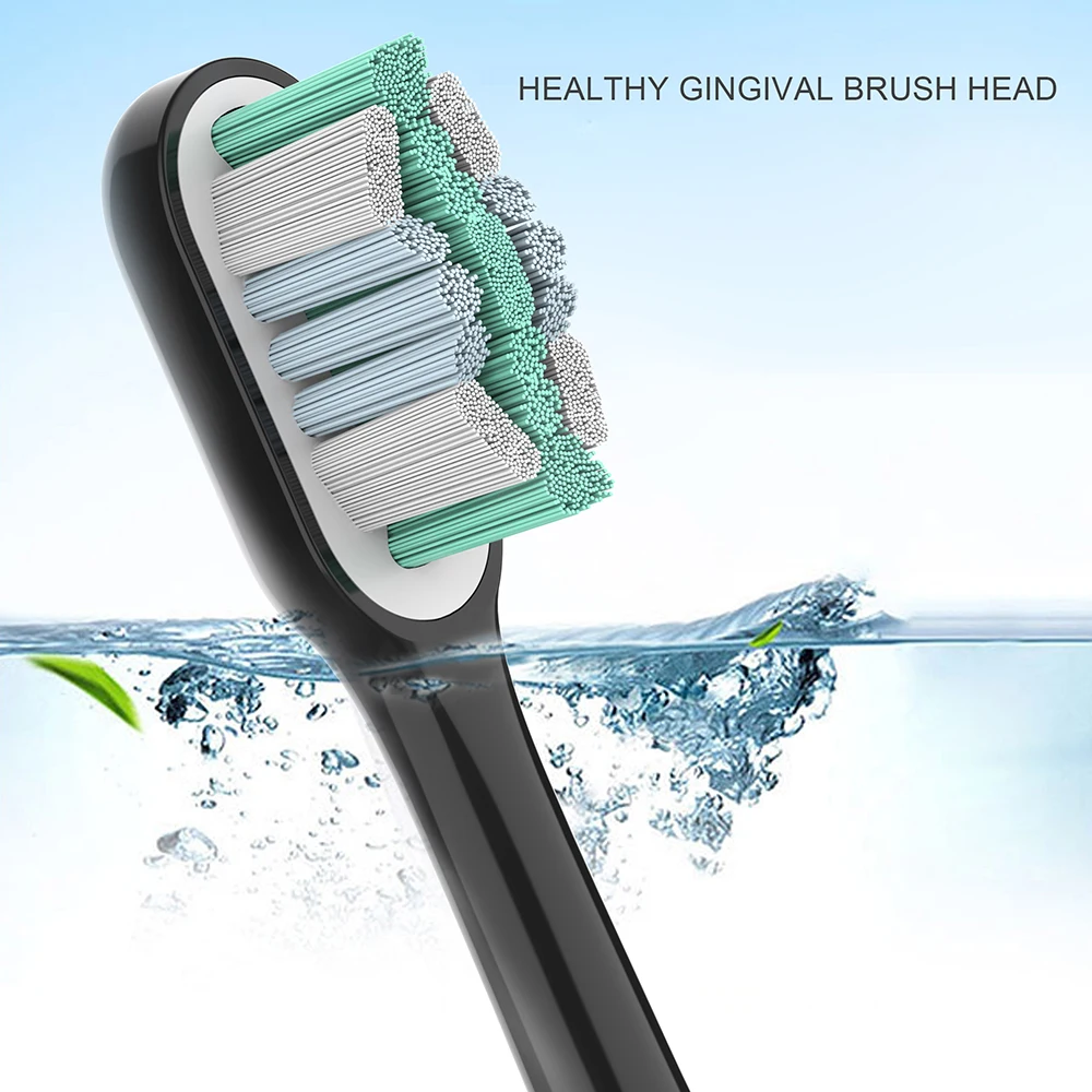 Anchor-Free Replaceable Sonic Electric toothbrush heads for Adult