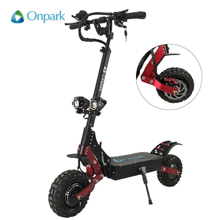 

11inch dual brushless motor 60v3200w foldable adult electric scooter for hot sale