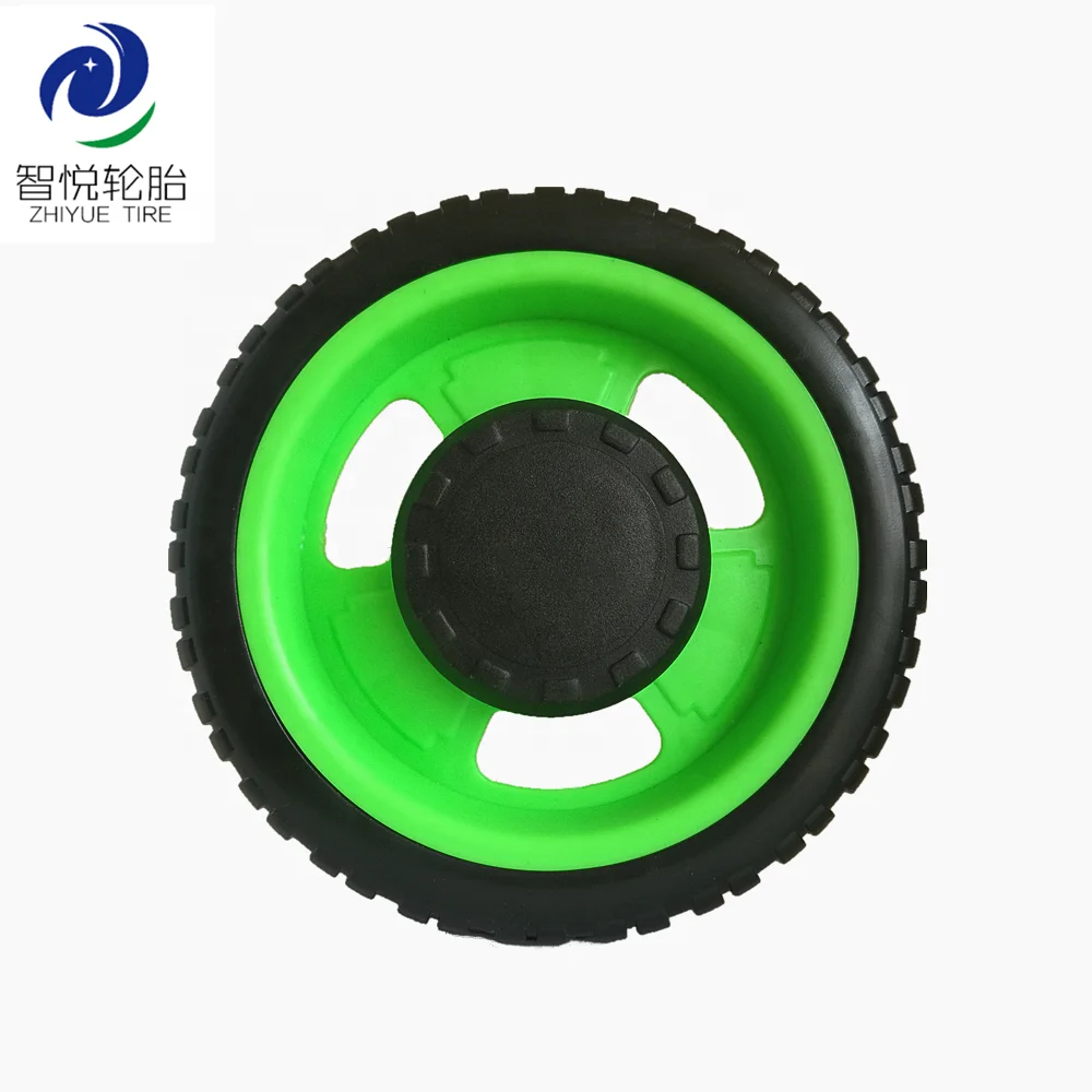 
6 inch small plastic wheel with bearing for lawnmower wheel, trolley cooler wheels 